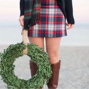 Vineyard Vines Winter Wool Plaid Skirt | Size 2